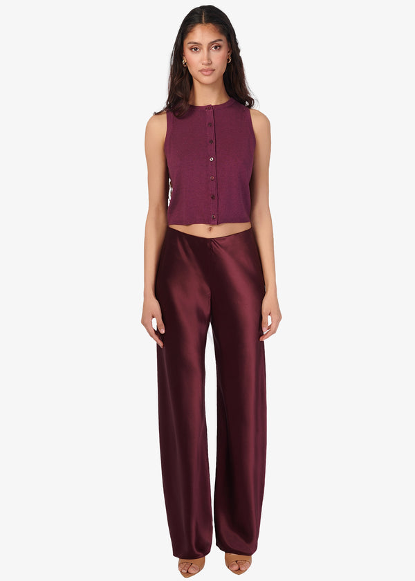 Cami NYC Bristol Mid-Rise Pant - Blackberry