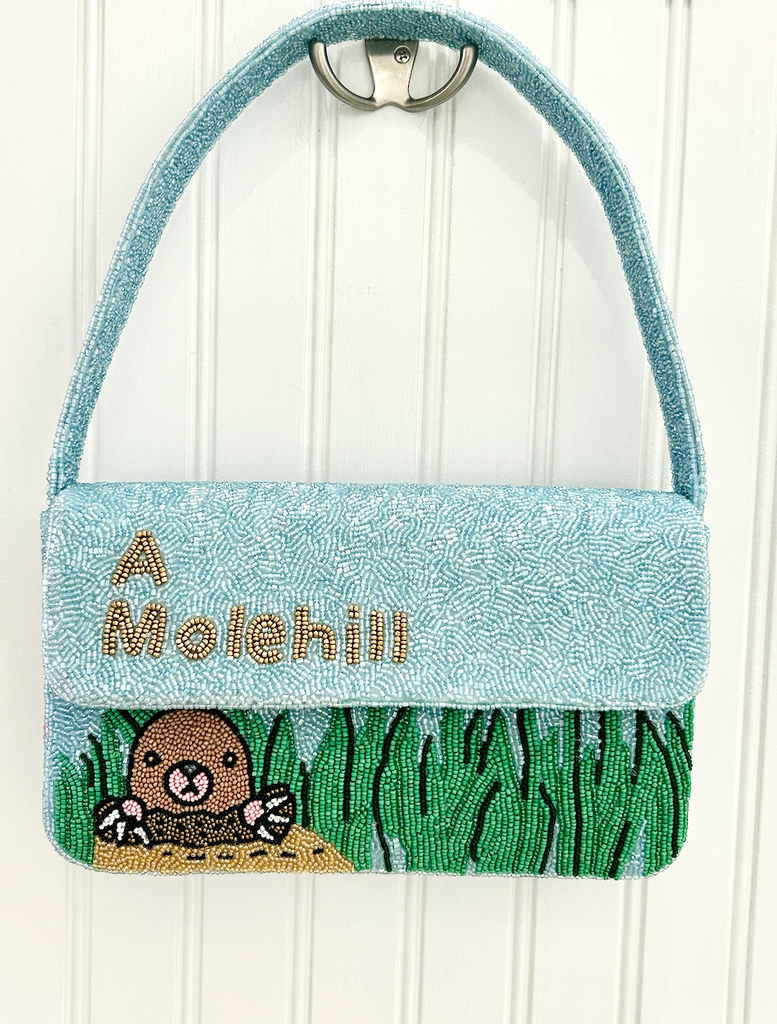 Molehill Beaded Handbag