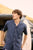 Men's Palm Seersucker Dobby Shirt - Deep Blue