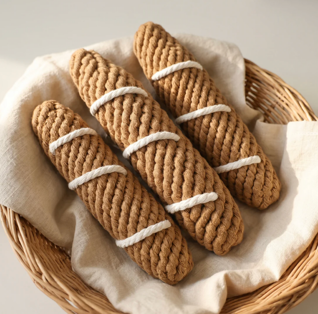 Baguette Rope Dog Toy