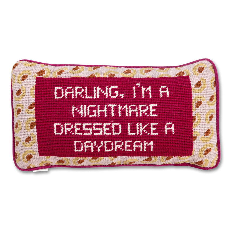 Dressed Like A Daydream Needlepoint Pillow