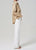 Annina High Rise Wide Leg 33" - Soft White