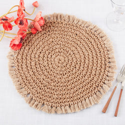 Macrame Placemat Set - Natural