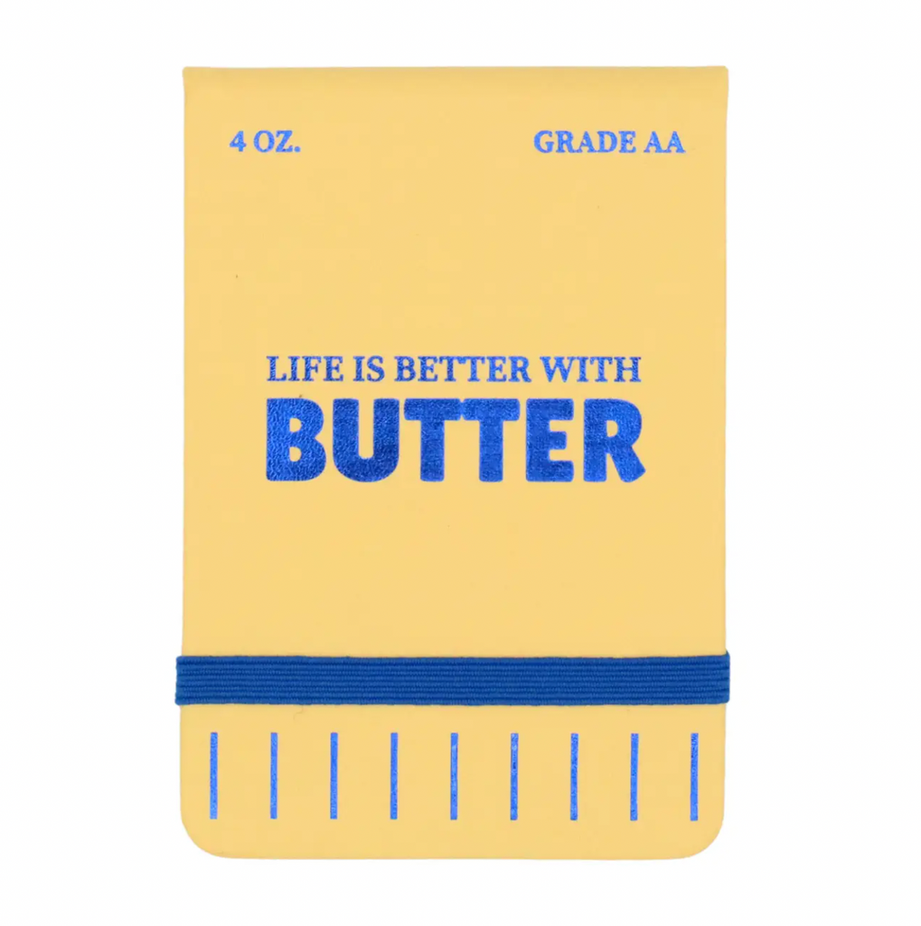Better With Butter Leatherette Pocket Journal
