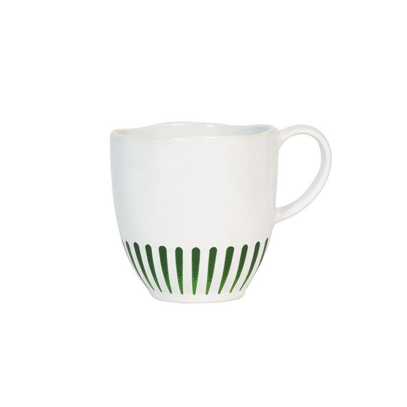 Sitio Stripe Mug - Basil