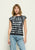 Jilli Tie Dye Top - Tie Dye Stripe