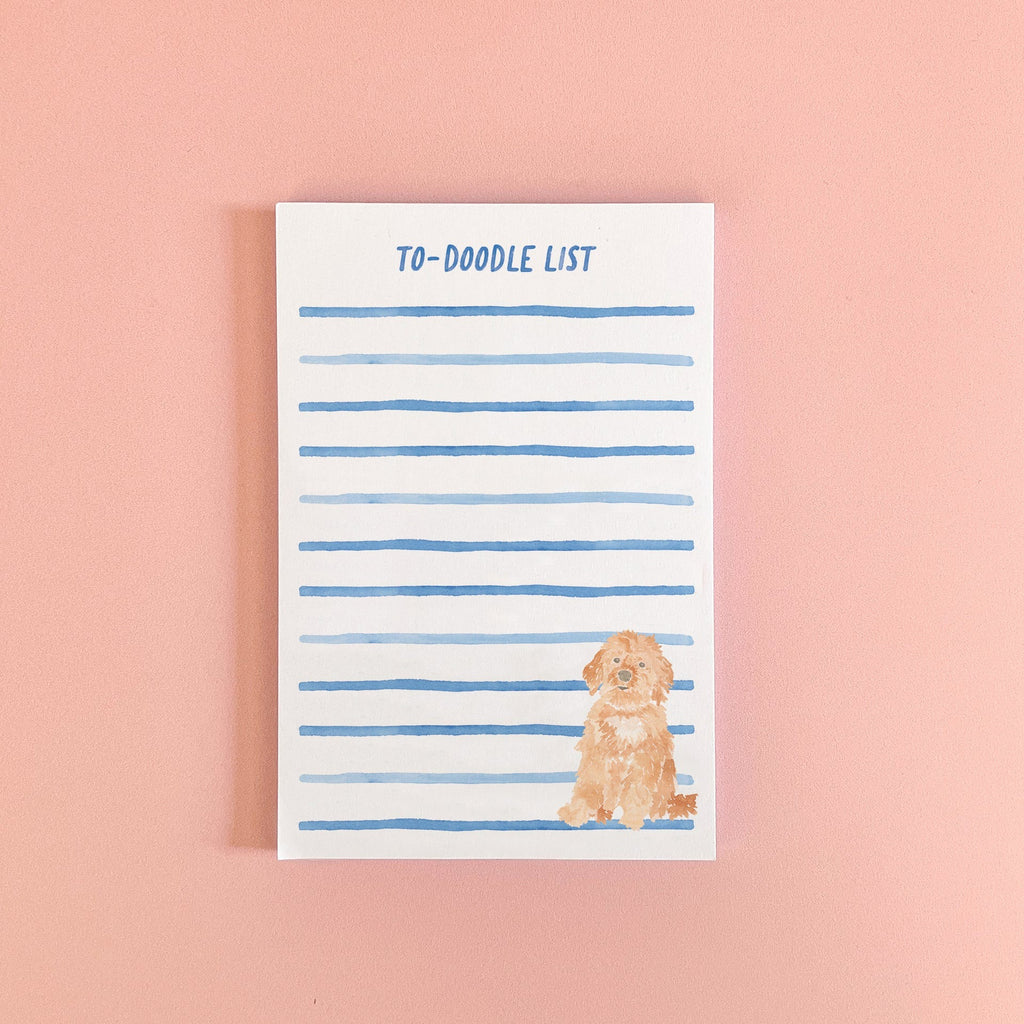 To-Doodle List Goldendoodle Notepad
