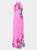 Saloni Suzette Long Dress - Phlox Feather
