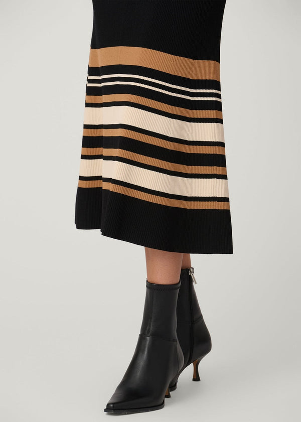 Shoshanna Landon Dress - Jet/Beige/Camel