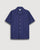 Men's Palm Seersucker Dobby Shirt - Deep Blue