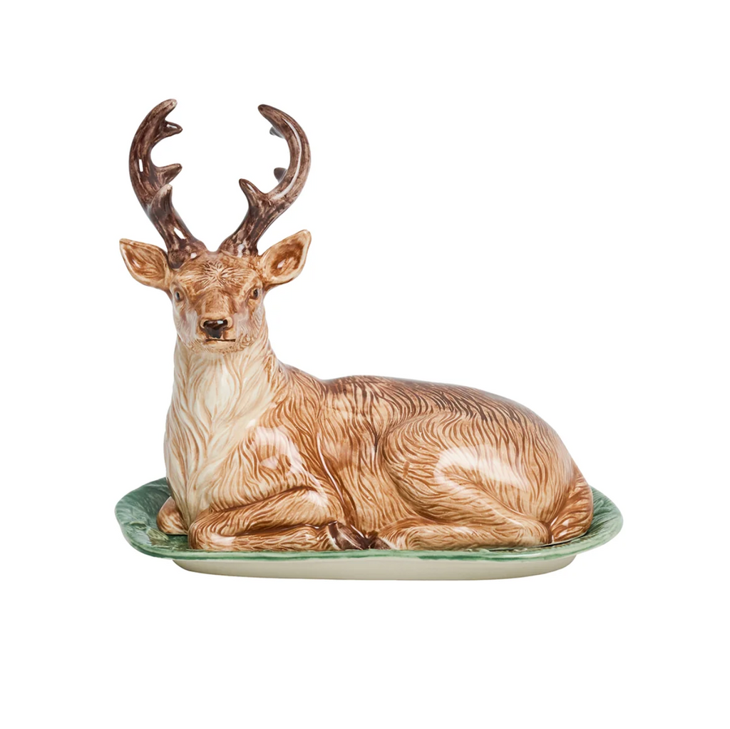 Forest Walk Stag Butter Dish