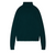 Distressed Roll Collar Sweater - Jade