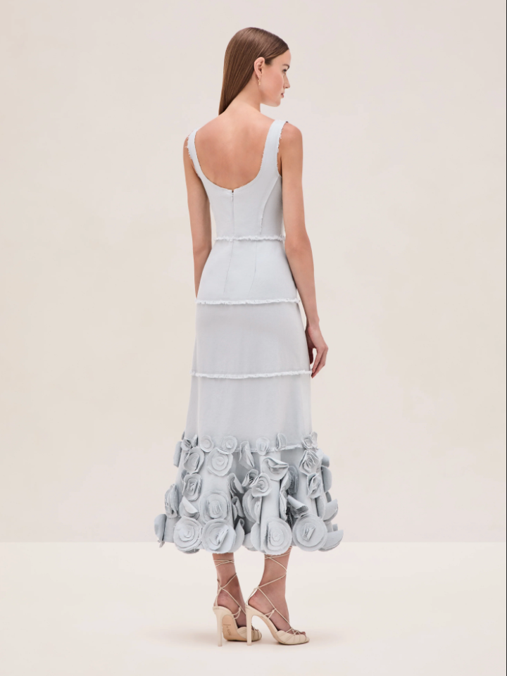 Demina Dress - Mist Blue