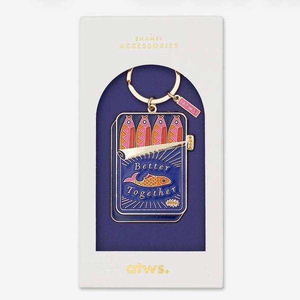 Better Together Sardine Keychain