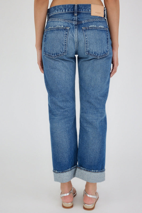 Moussy Foxwood Straight - Blue