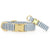 Lake Blue Stripe Spring Dog Collar