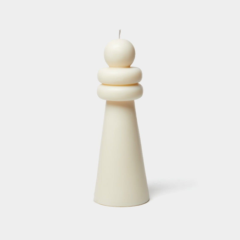54 Celsius Spindle Candle Con - White