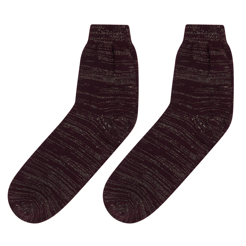 Cashmere Wool Lurex Socks