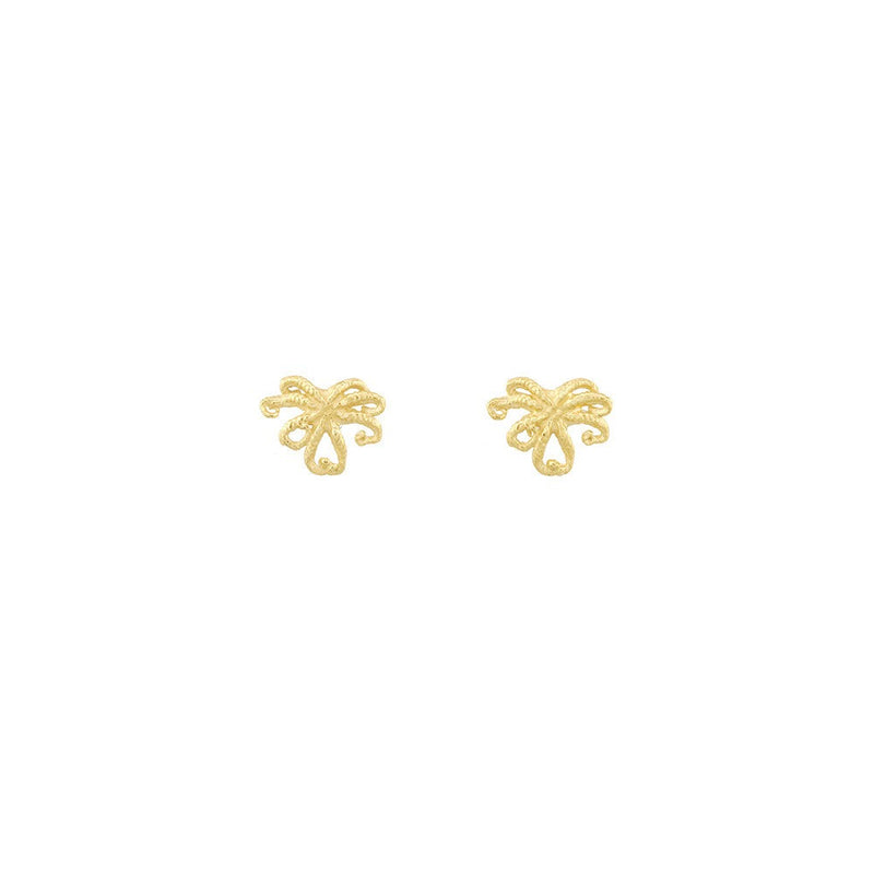 Mini Octopus Studs - Gold