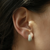 Anise Teardrop Studs - Gold