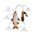 On The Line Fishing Plush Dog Toy
