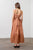 Katrina Tiered Eyelet Midi Dress - Terracotta