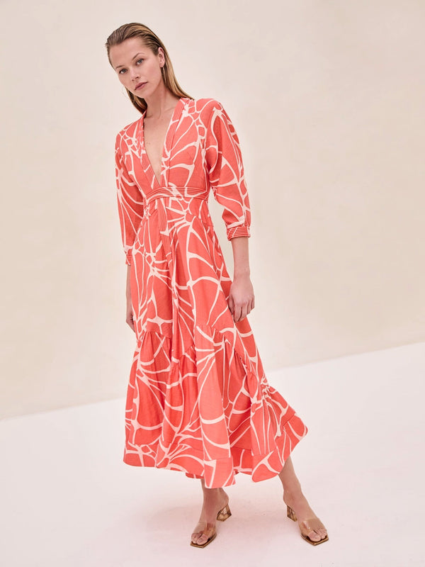Bimini Dress - Coral
