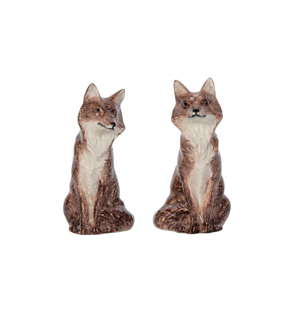 Clever Creatures Fox Salt & Pepper Shaker Set