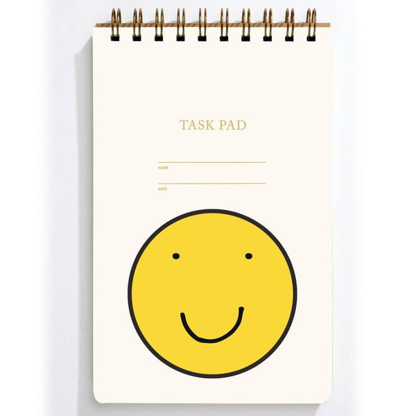 Shorthand Press Task Pad - Smiley Face