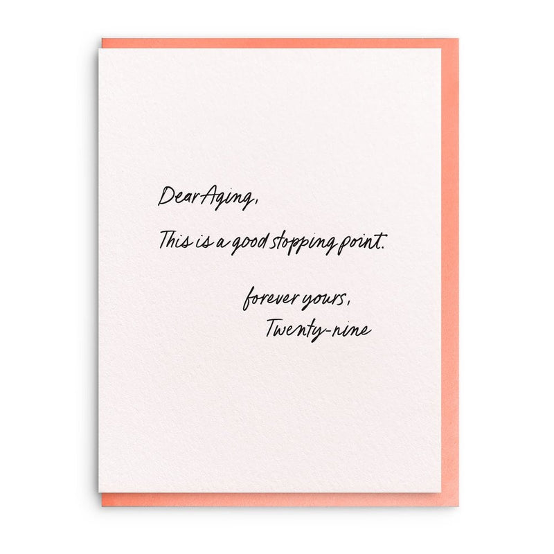 Dear Aging Card