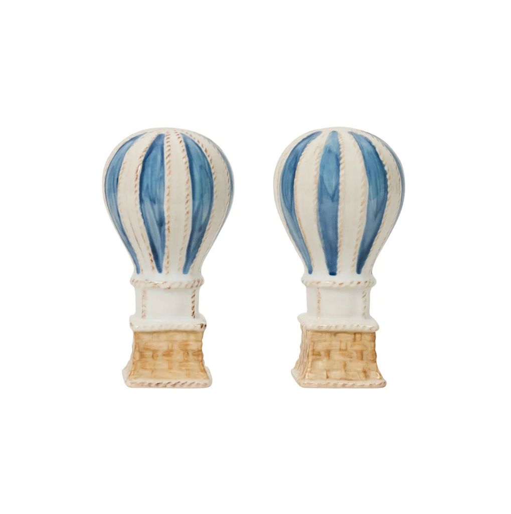 L'Amour Toujours Hot Air Balloon Shakers Set - Chambray