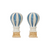 L'Amour Toujours Hot Air Balloon Shakers Set - Chambray