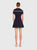 Monique Dress - Navy/Ivory