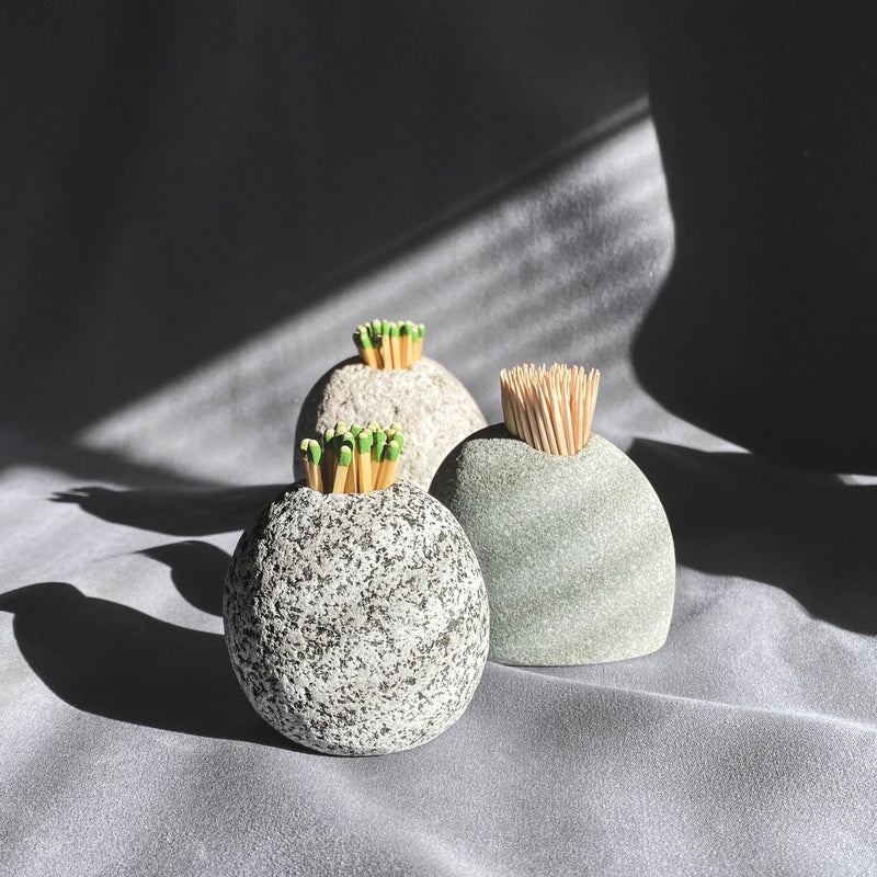 Stone Match Striker & Holder