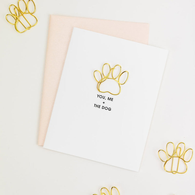 You Me + The Dog Paperclip Card