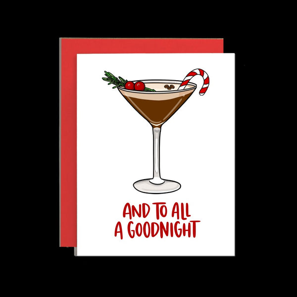Espresso Martini Holiday Card