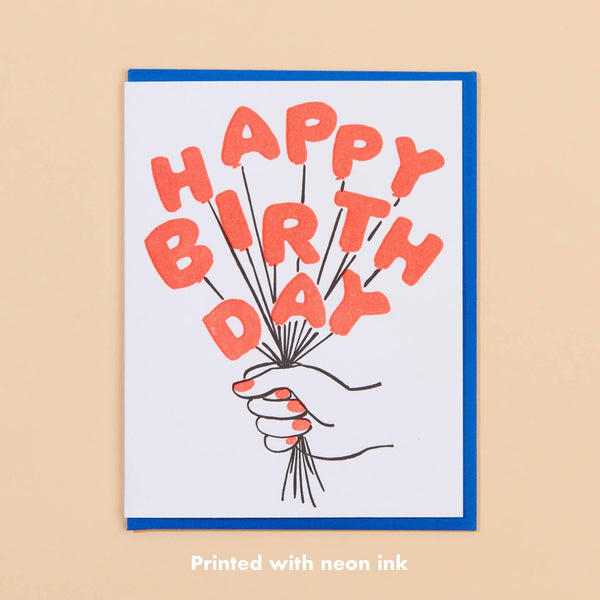 Birthday Balloons Card
