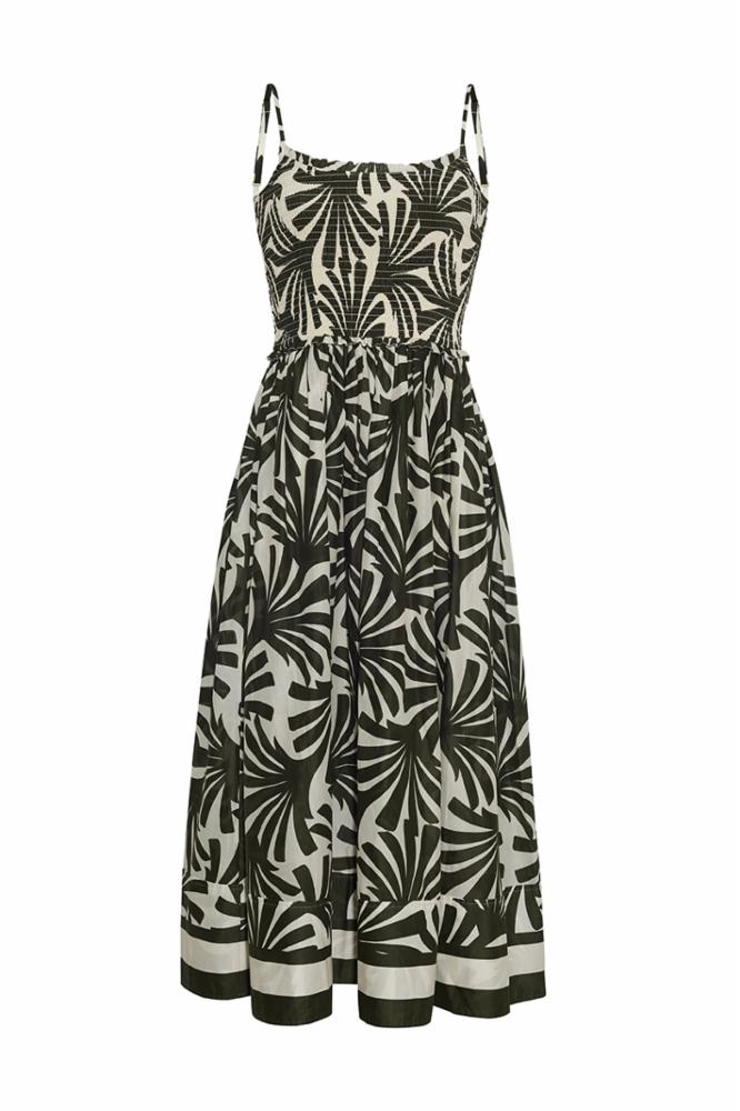 Carmen Dress - Catalina Olive