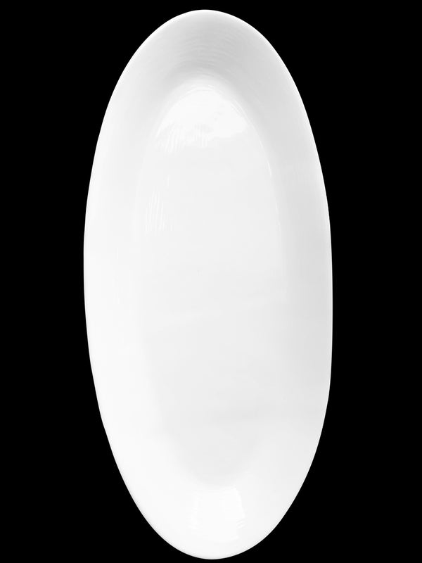 Large Oval Serving Platter - White