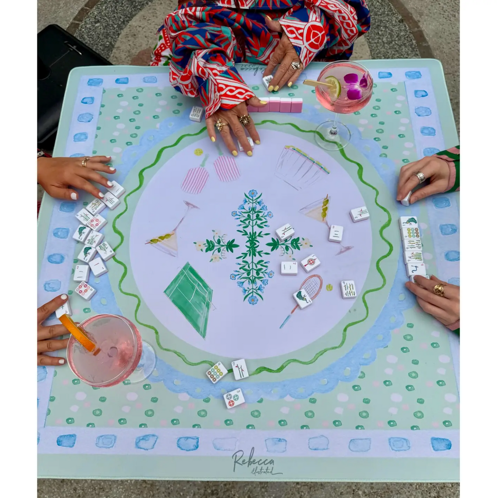 Pickle Ball Mahjong Mat