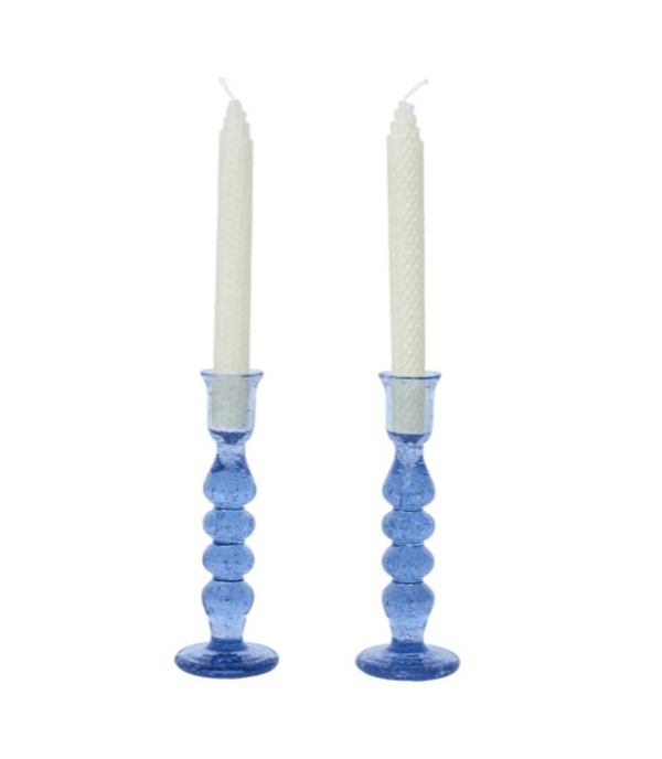 Provence 7" Candlestick Set - Chambray