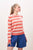 Cashmere Stripe Crew