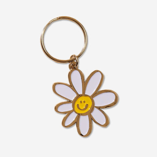 Happy Daisy Keychain