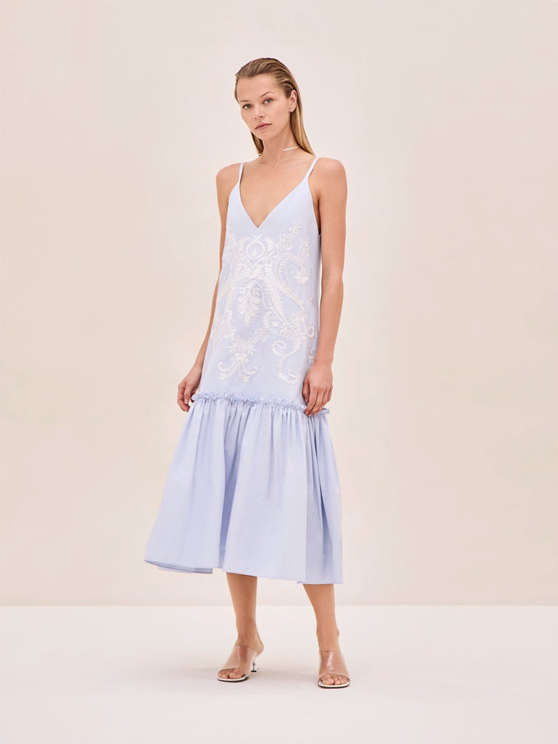Aniya Dress - Light Blue Rhapsody