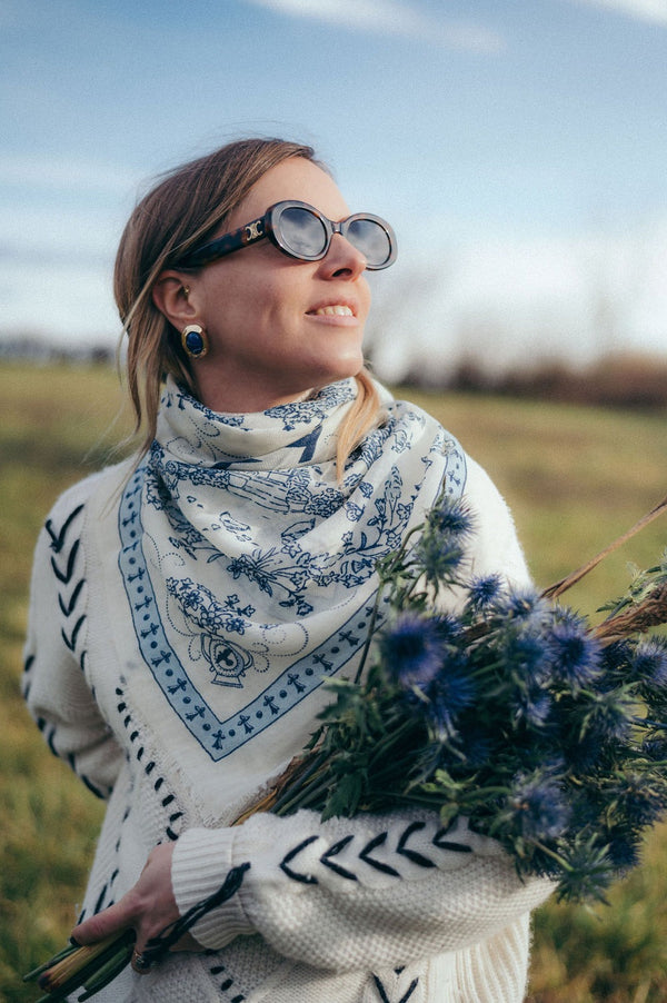 Toile de Jouy Scarf
