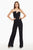 Strapless Puzzle Jumpsuit - Black