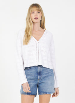 Rosie Cardigan - White
