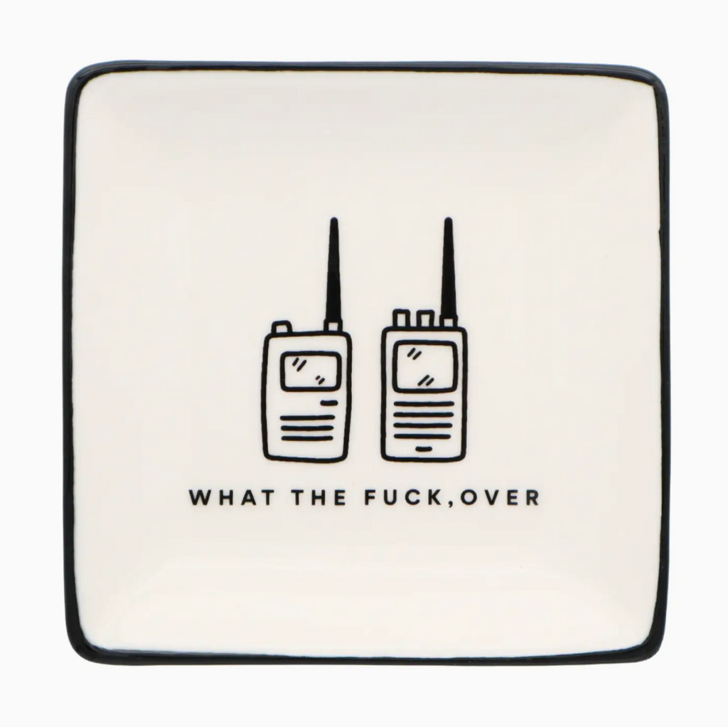 What The Fuck Over Square Trinket Tray