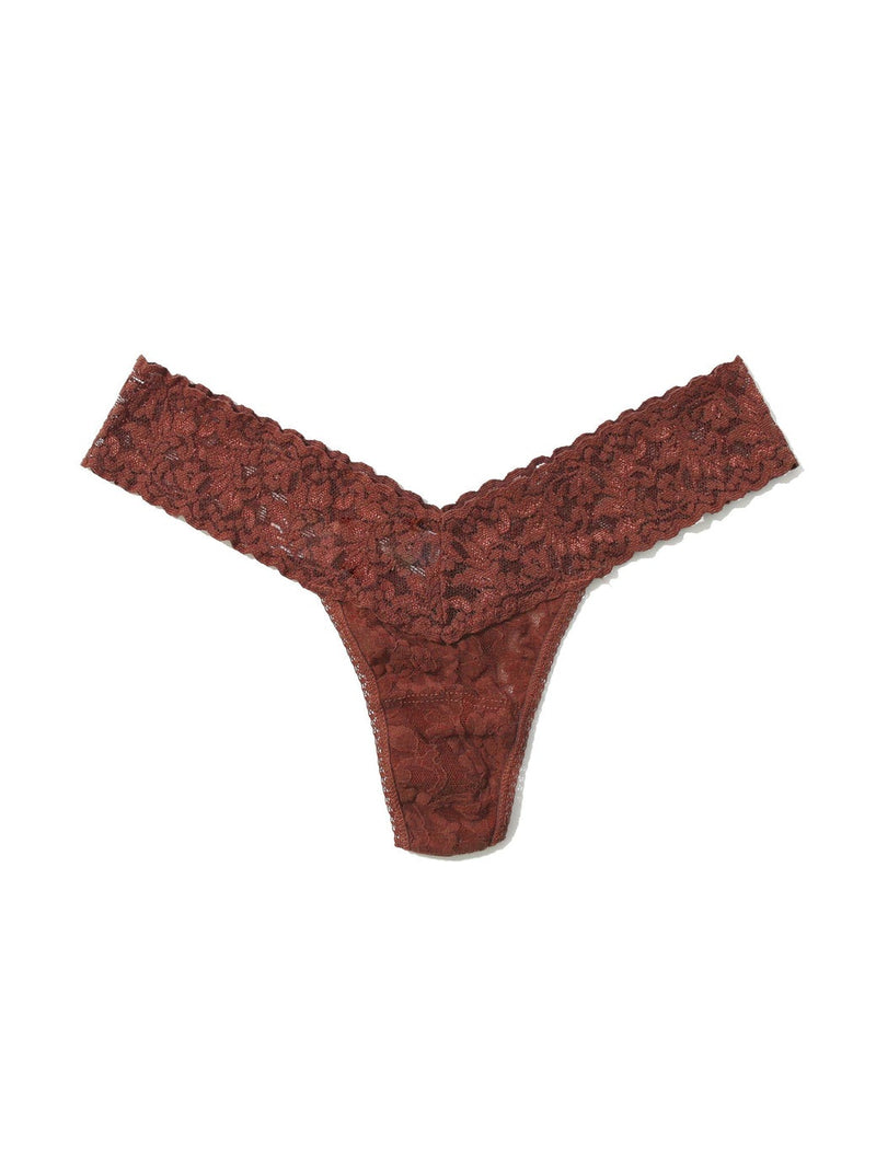Signature Lace Low Rise Thong