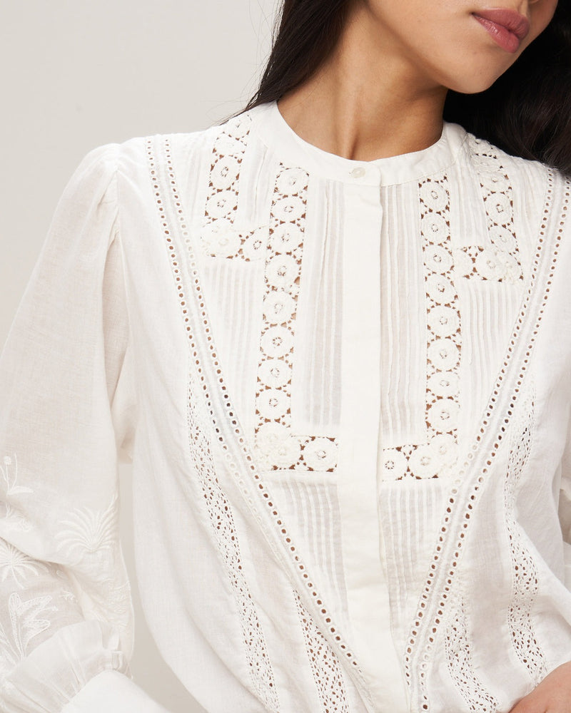 Come Cotton Voile Shirt - Off White